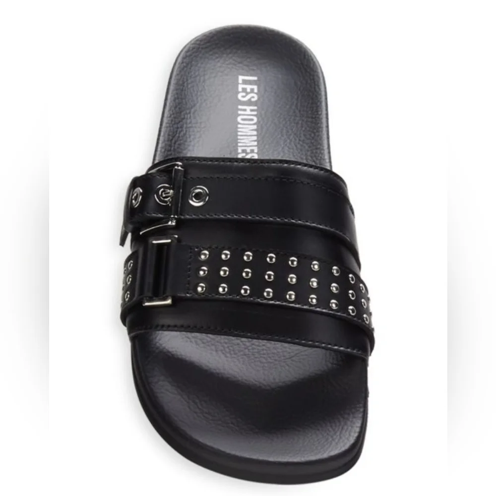 Authentic Les Hommes Calf Pasha Sandals M Size 12